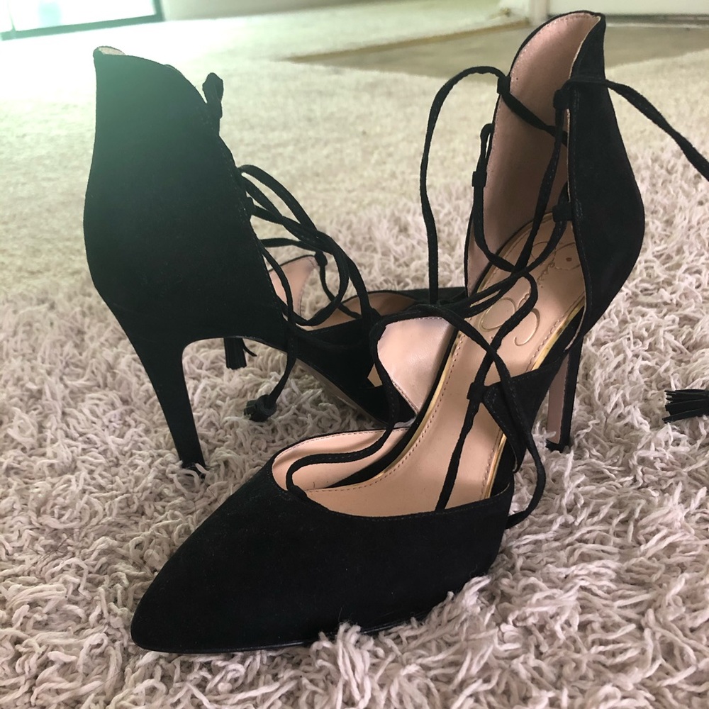 Black heels